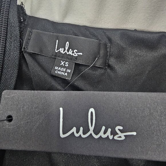 Lulus Women's Black & Ivory Colorblock 2 Piece High Waist Pant Set Size XS NWTF - Picture 10 of 16